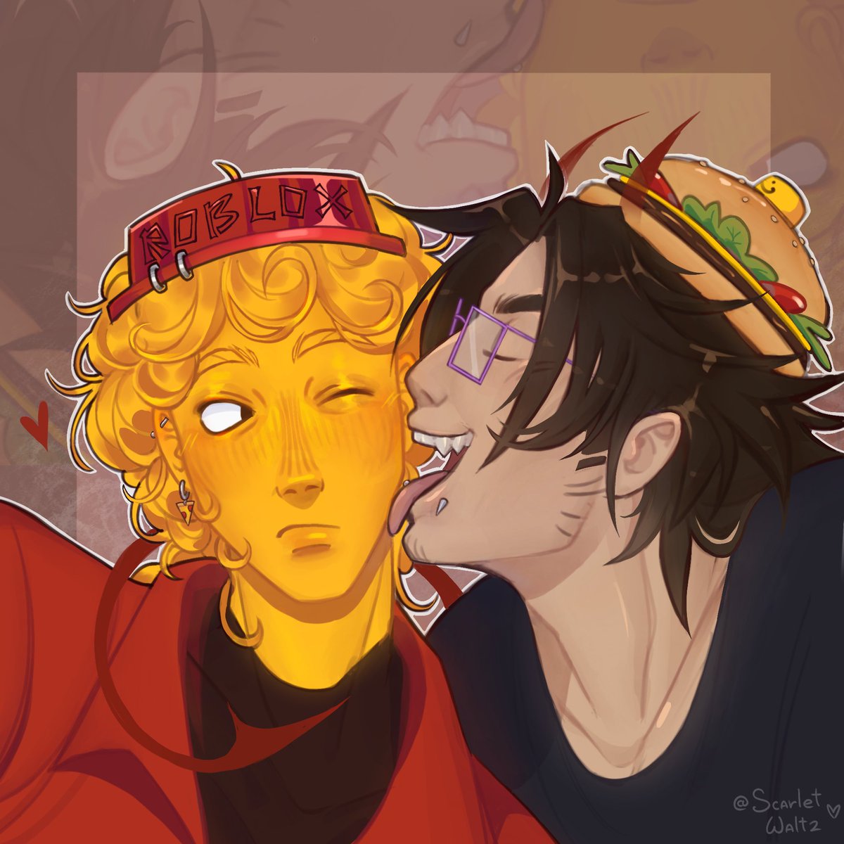 scarletwaltzz's tweet image. haha 007n7 is he silly elliot is inedible haha ​​what is he doing oh no what no
 
#pizzaburger #burgerpizza #roblox #007n7 #007n7roblox