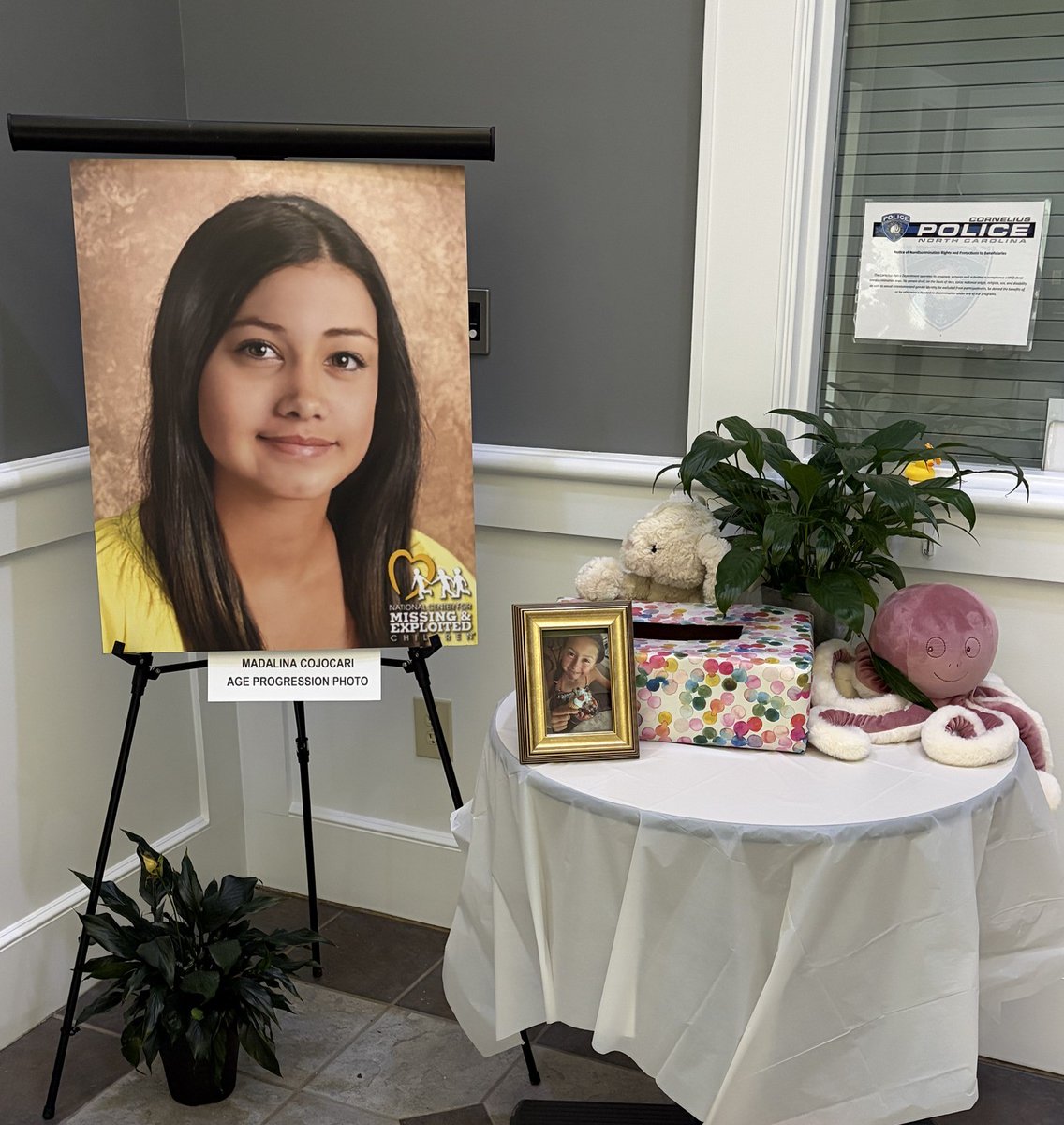 Queen_City_News's tweet photo. FINDING MADALINA | As her 15th birthday approaches, the Cornelius Police Department has set up a birthday card drop box for her. 

Where the investigation into Madalina Cojocari's disappearance stands ➡️ https://t.co/E3AP7OwVJH https://t.co/dqeXLCplZL