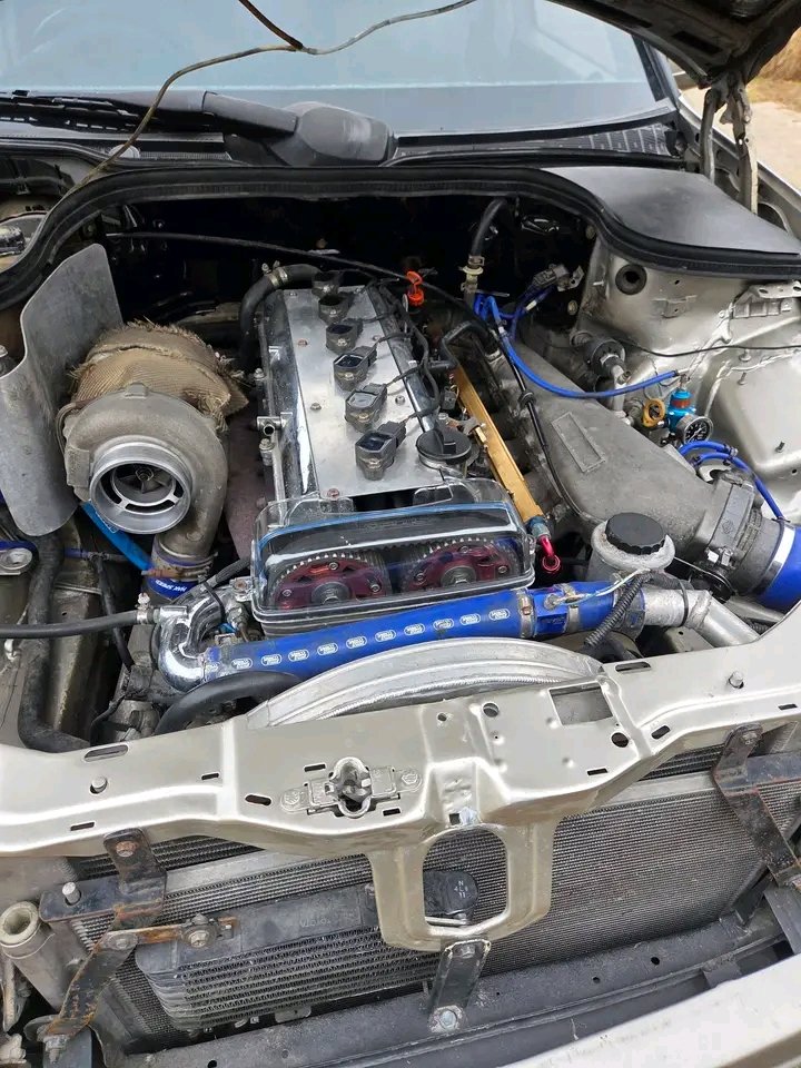 lekan897's tweet image. W202 with massive Turbo