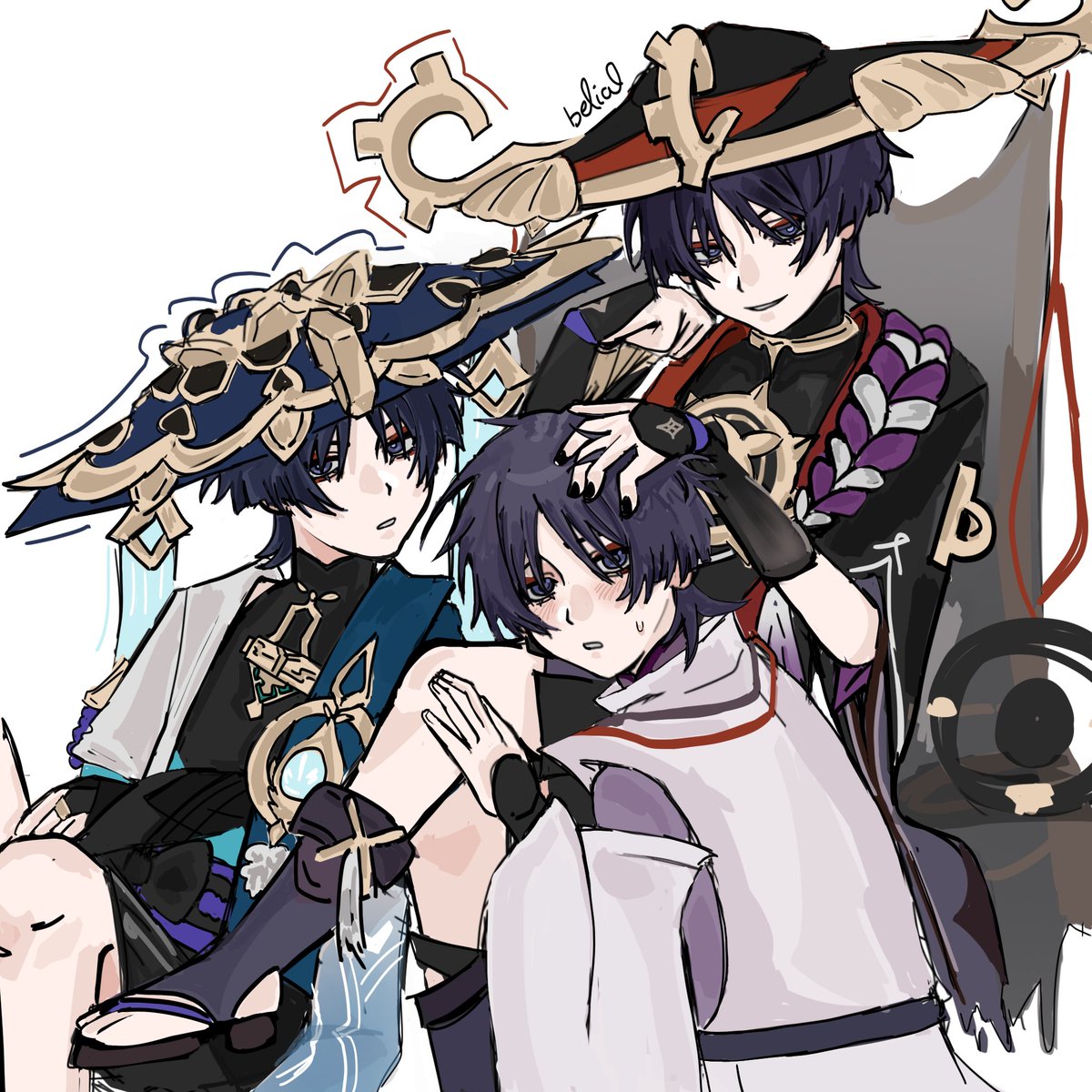 realhatguyfan02's tweet photo. #scaracest #scara #kabukimono #wanderer idk why this got sm likes on tiktok.. Might remake https://t.co/0KzdpruJvy