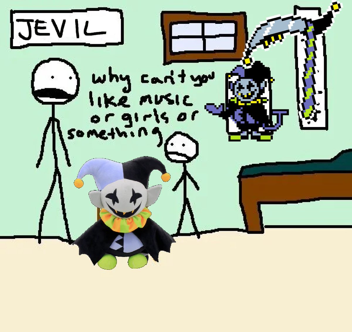 jevil_fucker's tweet image. this is my life