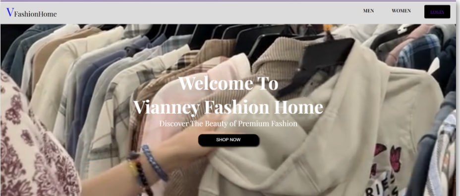 VIANNEY7000's tweet image. A small redesign made a big difference ✨

Updated the landing page and navbar for my fashion website.

Before vs After 👇  
#WebDesign #ReactJS #BuildInPublic #fullstack
