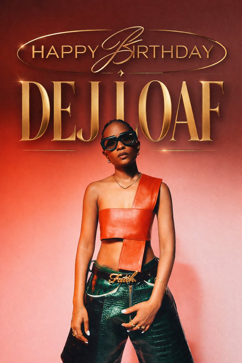 Splash_Booking's tweet photo. Help us wish our sister @DeJLoaf 
A very happy birthday 🤎🎂🎁🎈 https://t.co/wh4dGqsELw