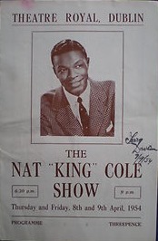 ConorDoyleDUB's tweet image. #OTD 8th April 1954 #Dublin Theatre Royal Nat King Cole appeared on the Royal. This #American singer and #jazz pianist recorded over one hundred songs that became hits on the pop charts.
He was the first African-American man to host an American television series.
