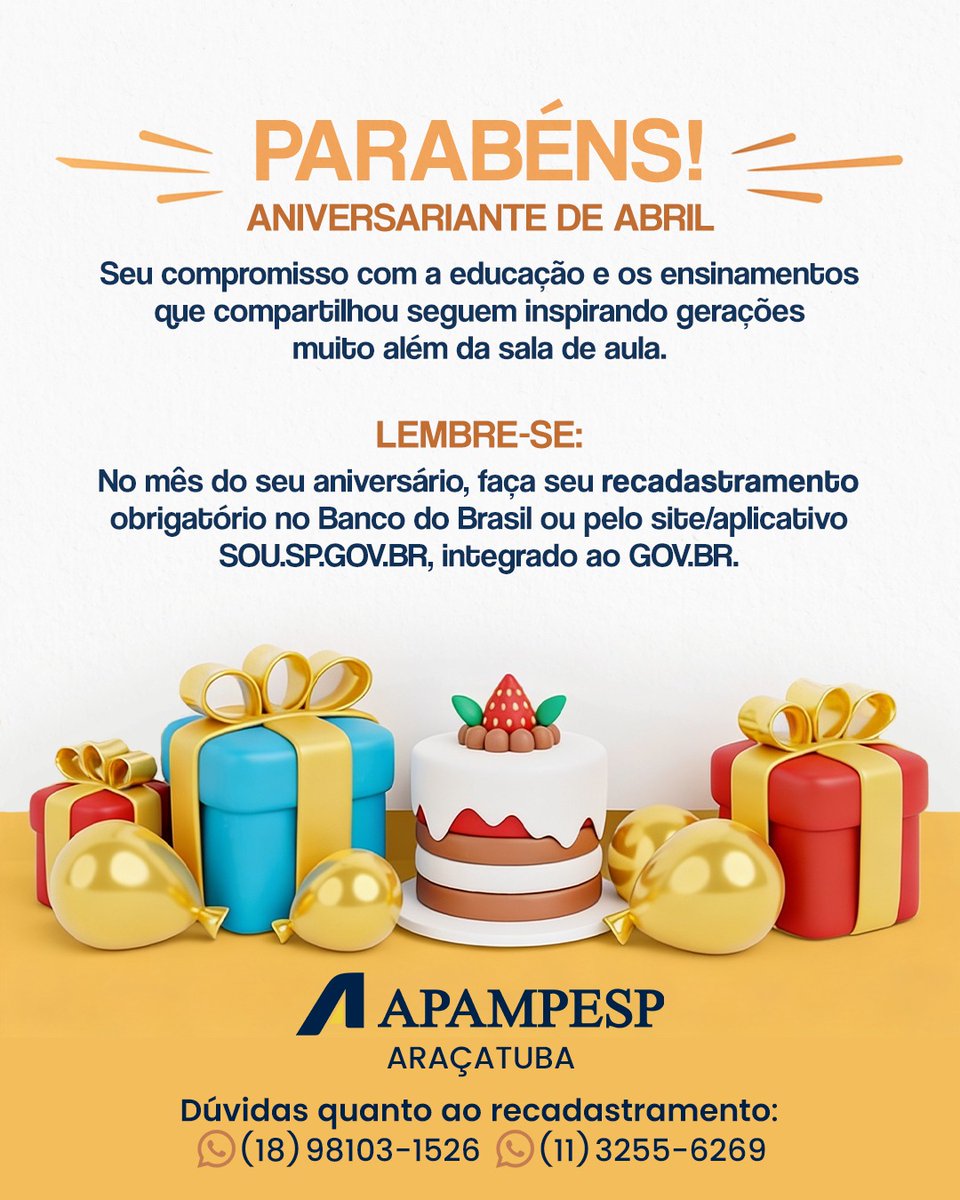Apampesp Regional Araçatuba tweet media