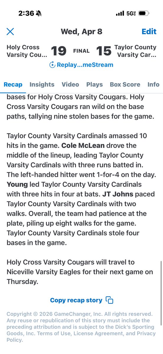 Holy Cross Baseball tweet media