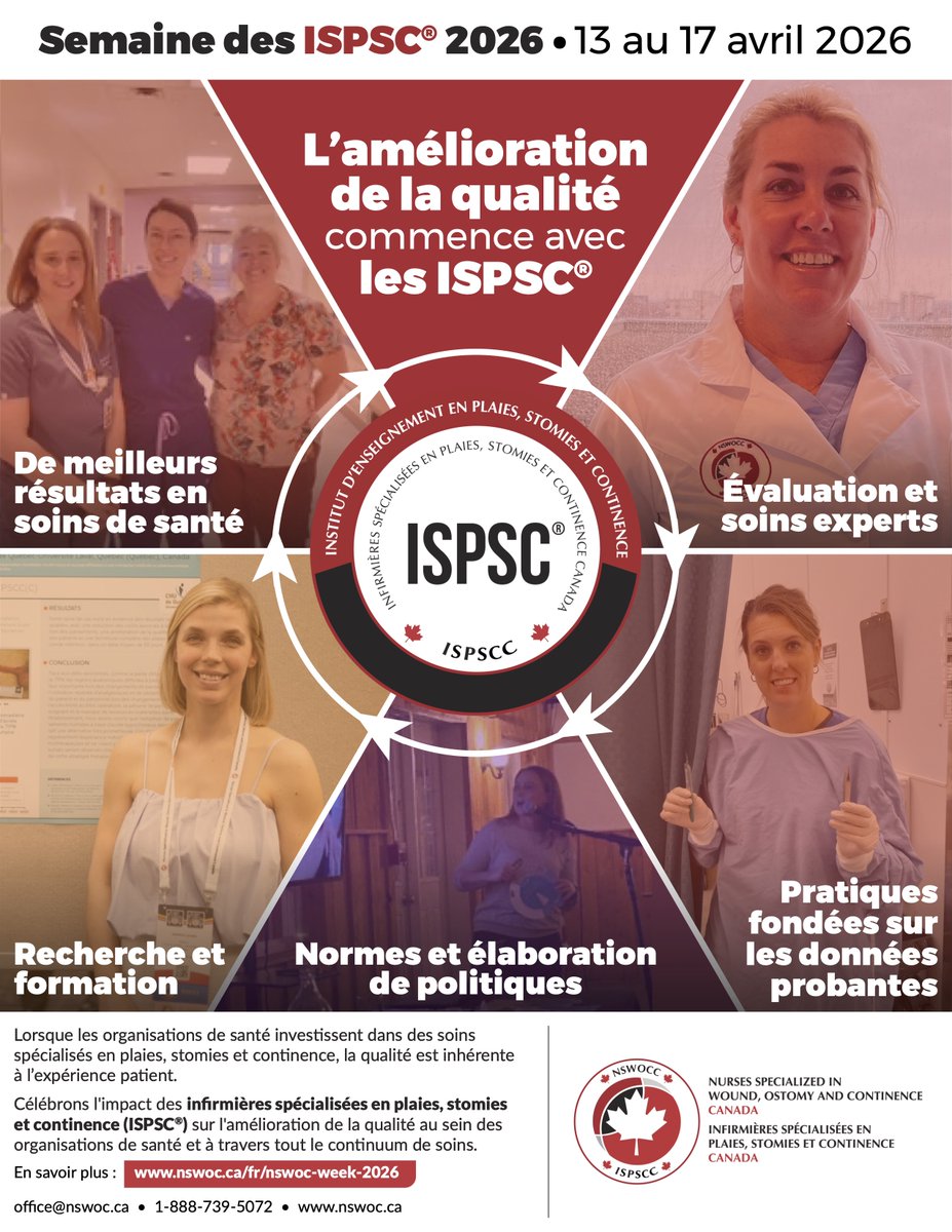 NSWOC's tweet photo. NSWOC Week 2026 - Quality Improvement Starts With NSWOCs.
April 13–17, we celebrate the impact of NSWOCs in delivering high-quality care across Canada.
Join us by sharing a photo in your NSWOC gear and tag us using #NSWOCQuality #QualitéISPSC
Learn more: https://t.co/jr8EL2hOJX https://t.co/qGqhdDaTVS