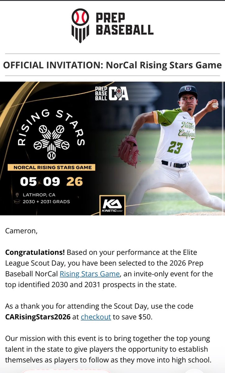 Cam_smith1330's tweet photo. Very blessed for having this opportunity I really appreciate it @PrepBaseballCA @peloterosbsb https://t.co/FKbNNWobdb
