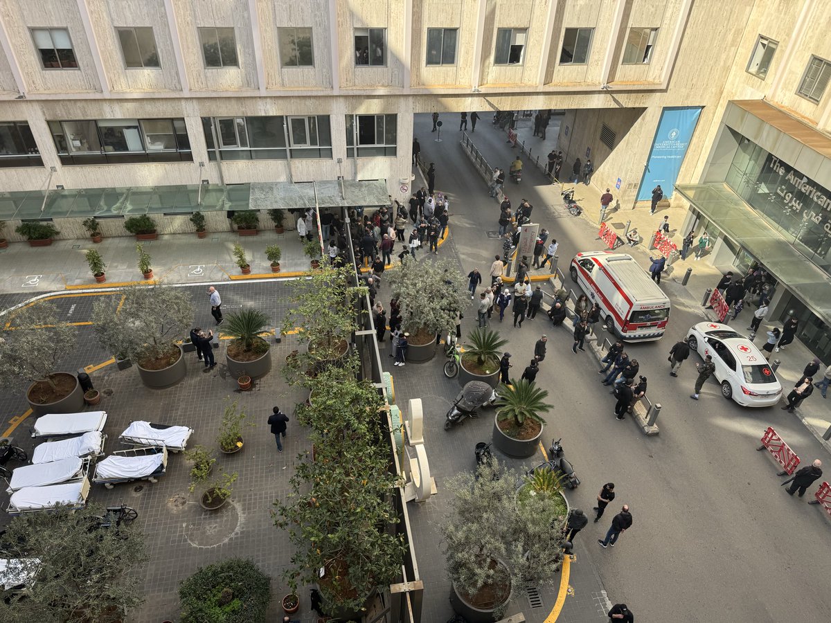 I left the office next to AUBMC to go home when I saw a young man, 23 years old, with burns on his face and bandages covering his hands. He was topless, shoeless, covered in black dust, shaking, lost and not knowing where to go. 1/2