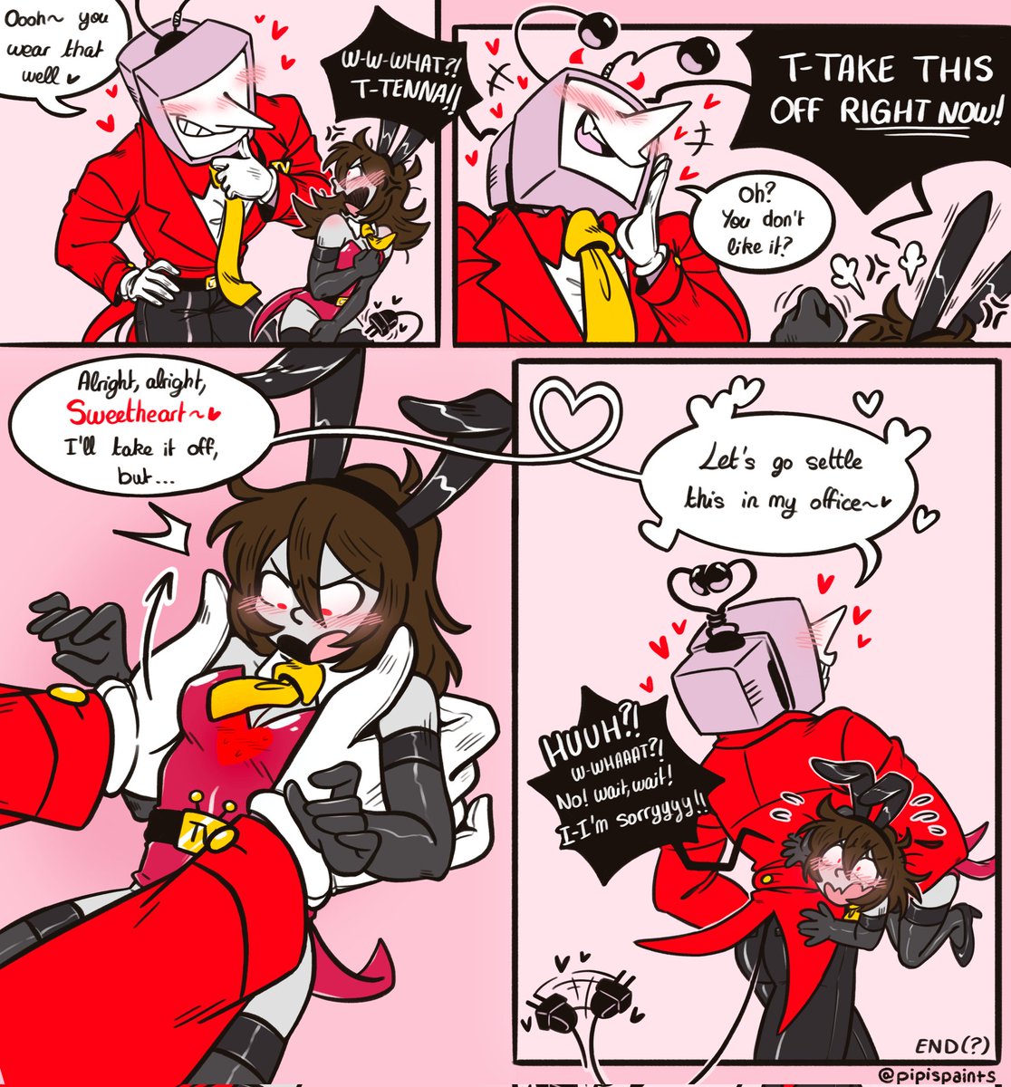 pipispaints's tweet image. I know, I’m late for Easter. But it’s okay :’) I hope you’ll like it.
#deltaune #tenna #soultenna #yumeart