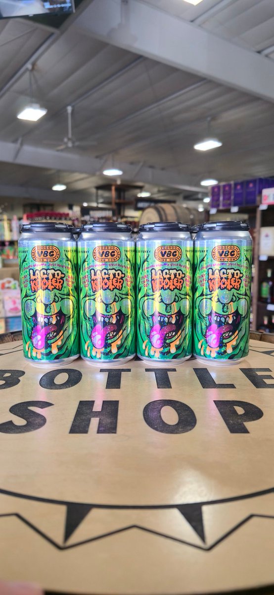 TheBottleShopga's tweet image. Voodoo Brewing Company 
Lacto-kooler flavored berliner weisse 
#lactokooler #berlinerweisse #greenbeer