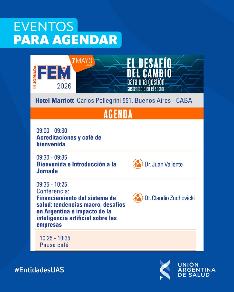 Unión Argentina de Salud tweet media