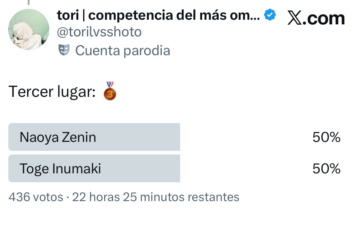 tori | competencia del más omega tweet media