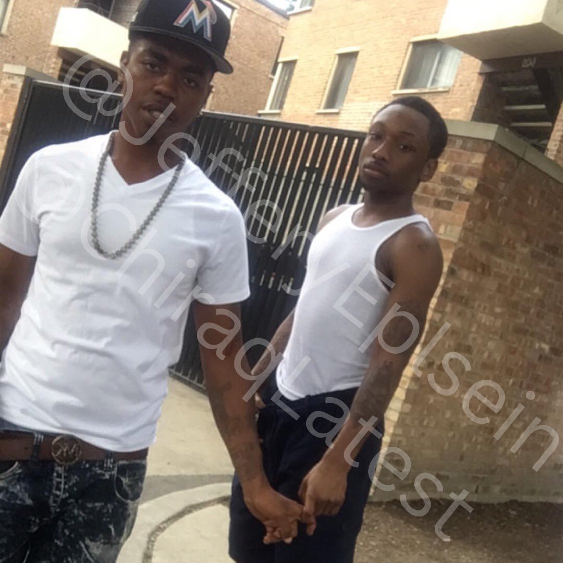 JefferyEplsein's tweet image. Rare Photo Of Chiraq Demons Big A and T-roy🩸🩸