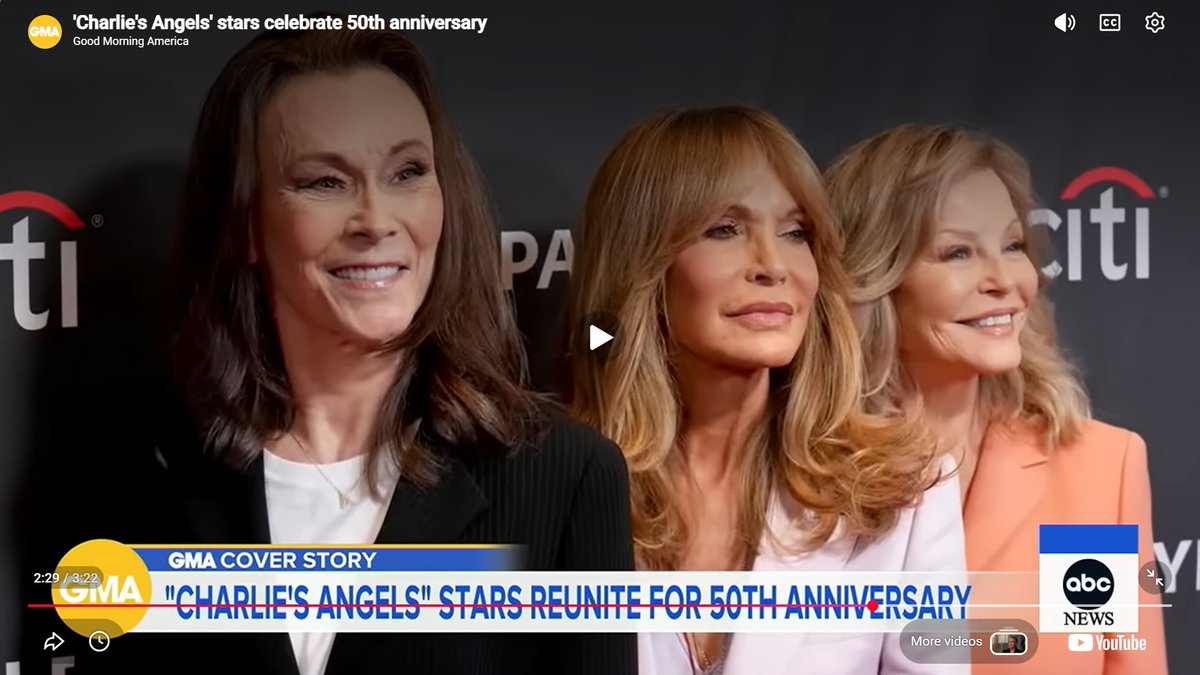 egg335374's tweet image. Charlie's (Fallen) Angels reunited in LA for their 50th anniversary yesterday.

Kate Jackson, Jaclyn Smith and Cheryl Ladd.

And shocker, Cheryl Ladd publicly announced for the first time a breast cancer diagnosis and subsequent treatment 🤦‍♀️

So now that makes all three of these