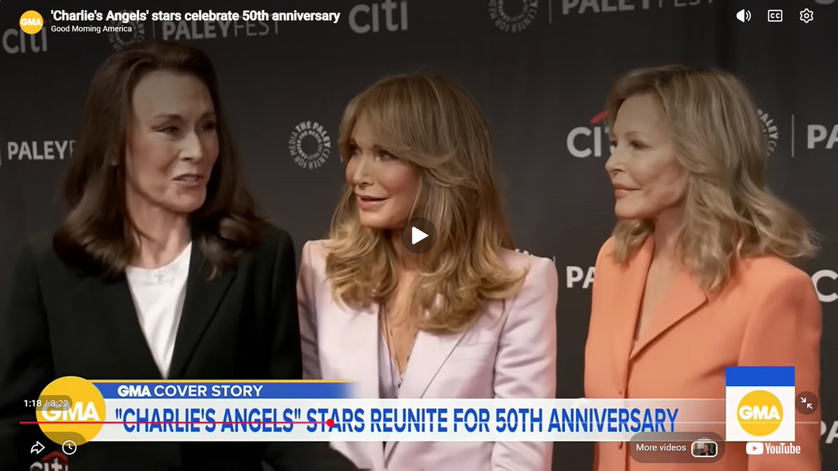 egg335374's tweet image. Charlie's (Fallen) Angels reunited in LA for their 50th anniversary yesterday.

Kate Jackson, Jaclyn Smith and Cheryl Ladd.

And shocker, Cheryl Ladd publicly announced for the first time a breast cancer diagnosis and subsequent treatment 🤦‍♀️

So now that makes all three of these