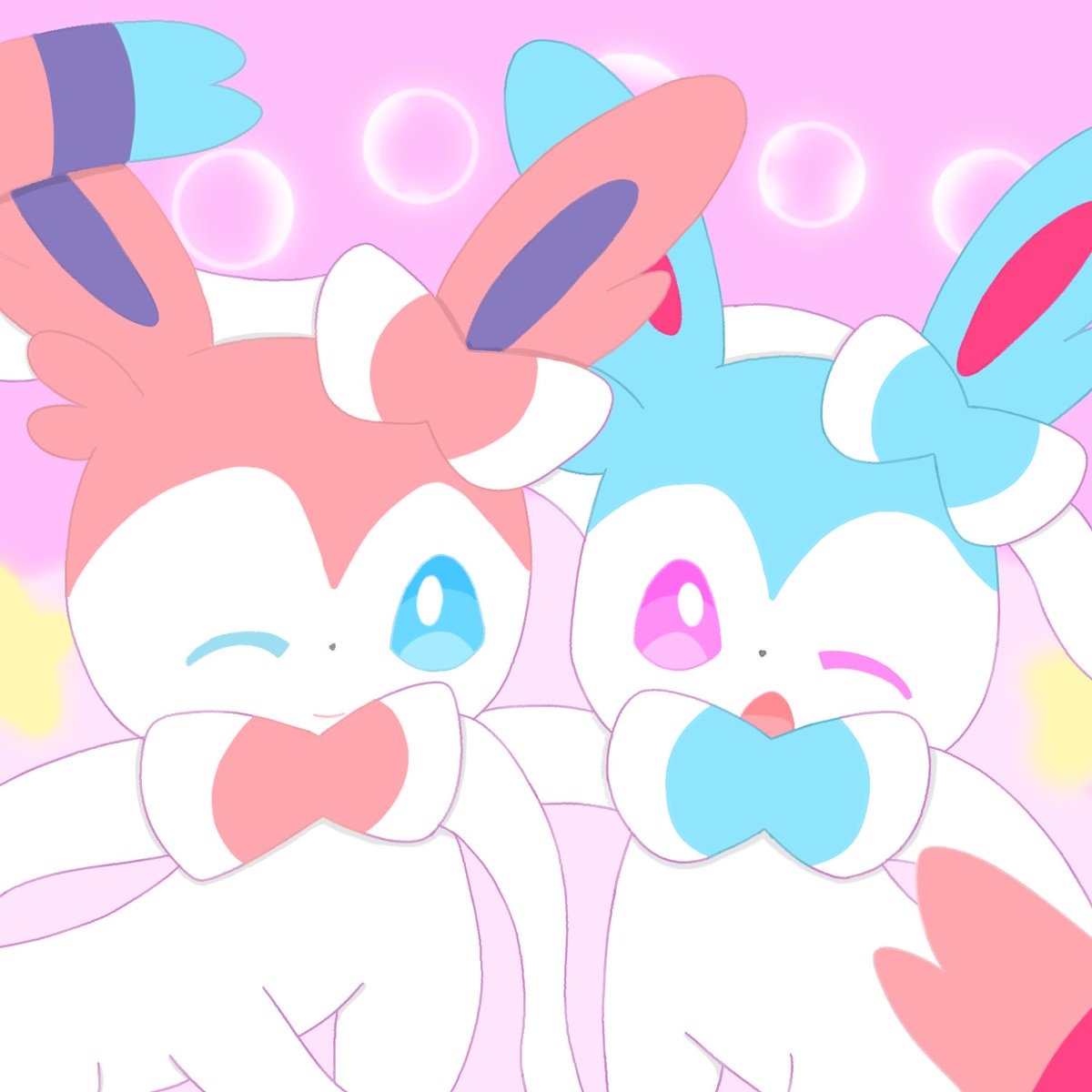 yosiyosshi's tweet photo. 何かペア画みたいになっちゃった https://t.co/9kdcd8AwOR