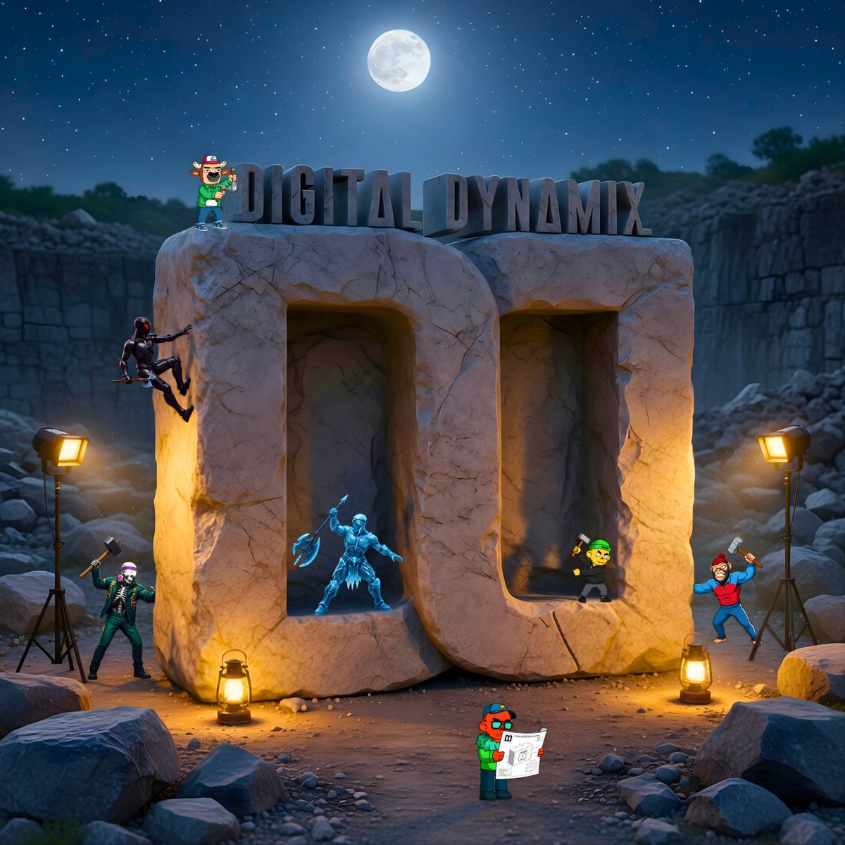 _DigitalDynamix's tweet photo. There are still numerous Digital Dynamix powered Collections with active base layer mints for those looking to accumulate $DYNMX!

✅Step 1: Mint a Base Layer
✅Step 2: Open a Trait Package
✅Step 3: Fuse Traits to your Base Layer
🚀Step 4: Earn $DYMMX every month!

https://t.co/qwk3cshJ8q