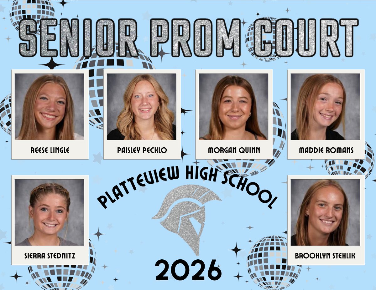 Platteview_HS's tweet photo. Congratulations to our 2026 Prom Court. https://t.co/v8wEBhZWjO