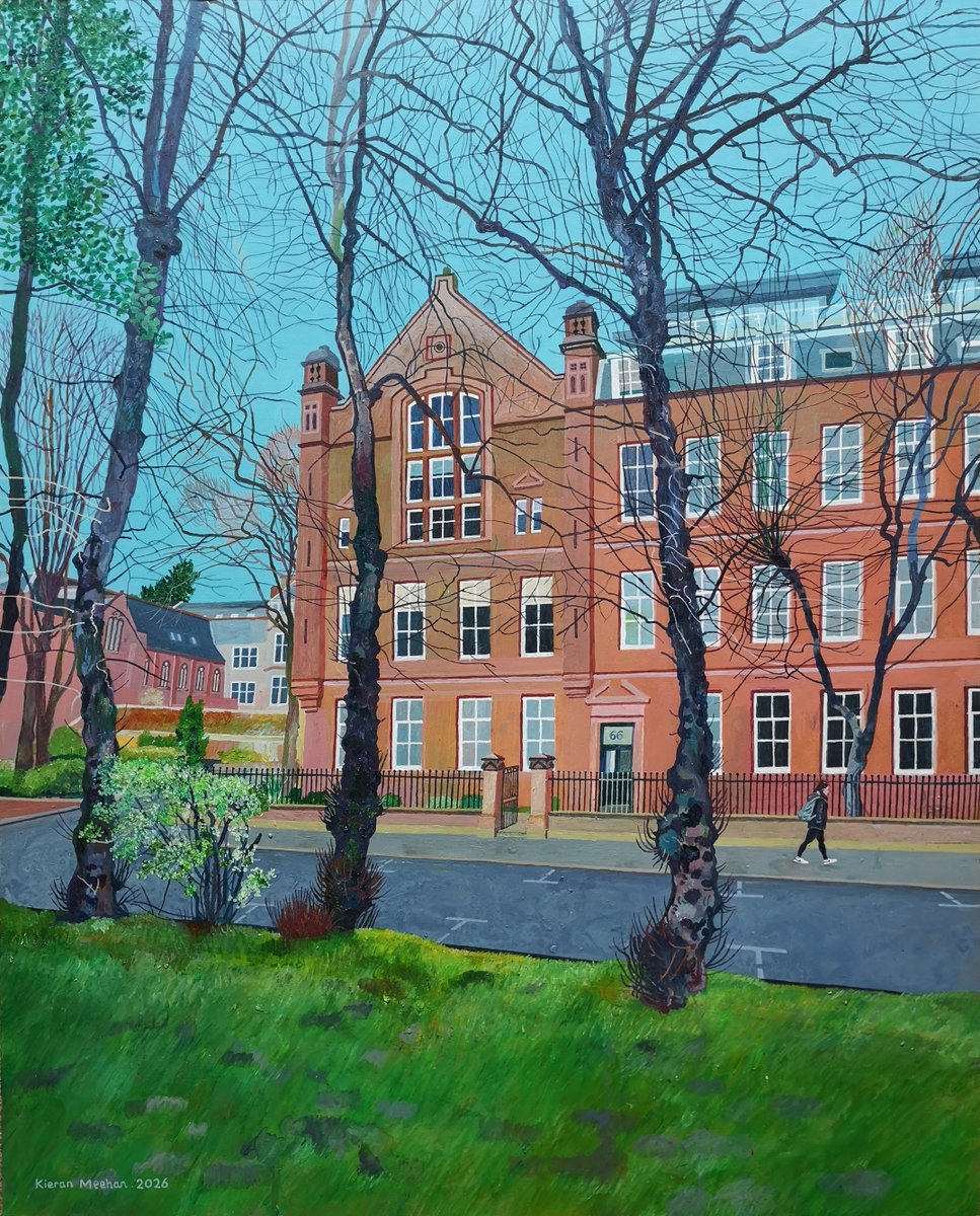 '66 Victoria Crescent Road' 27x22" wide. Acrylic on board. 2026. #art #painting