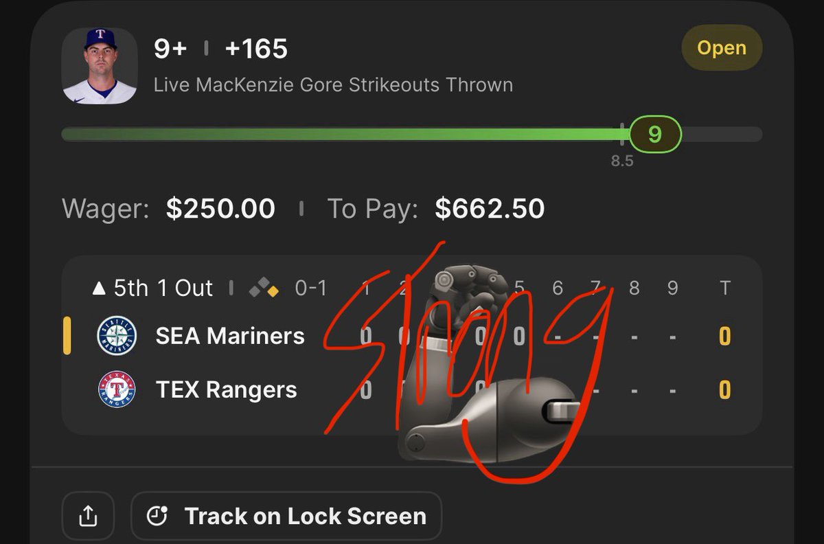 LiftsBeach's tweet image. BANG 9!! CASH THE LIVE VIP!! GORE YOU ARE NUTS EARLY IN THE SEASON!!

Canceled out the Ragans injury since FanDuel can’t hand us a void like every other book