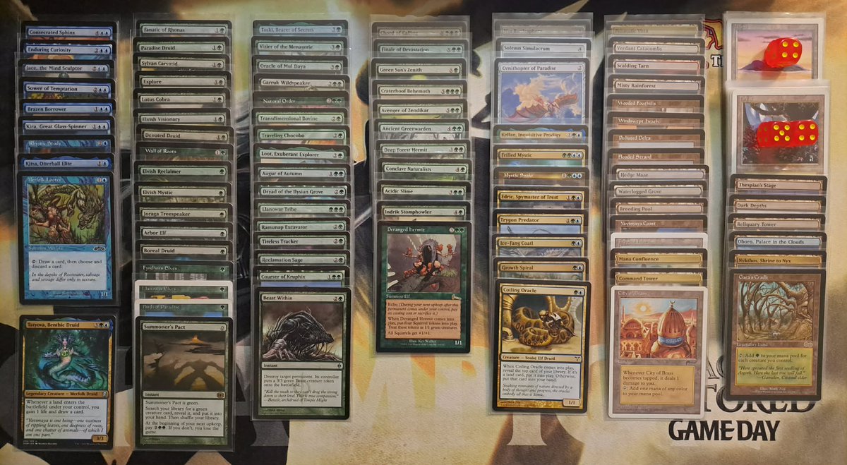 Rebuilt my Tatyova, Benthic Druid commander deck
#MagicTheGathering #Magic #MTG