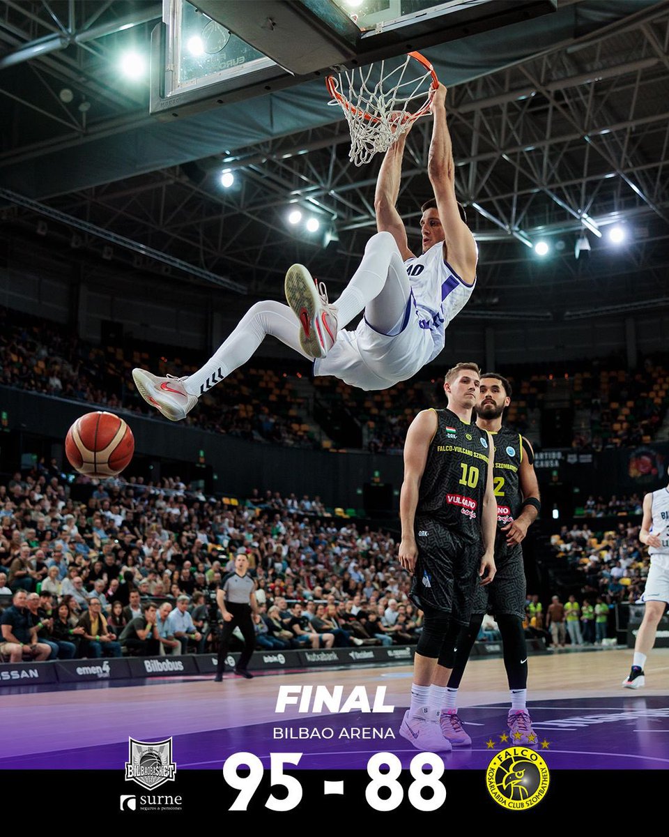 HinchaBilbaino's tweet image. El @bilbaobasket jugará por segunda temporada consecutiva la final de la #FIBAEuropeCup. Enhorabuena a los #MIB y a la #MareaNegra. Por cierto, la final se jugará en Miribilla 🙌🏼🙌🏼🙌🏼