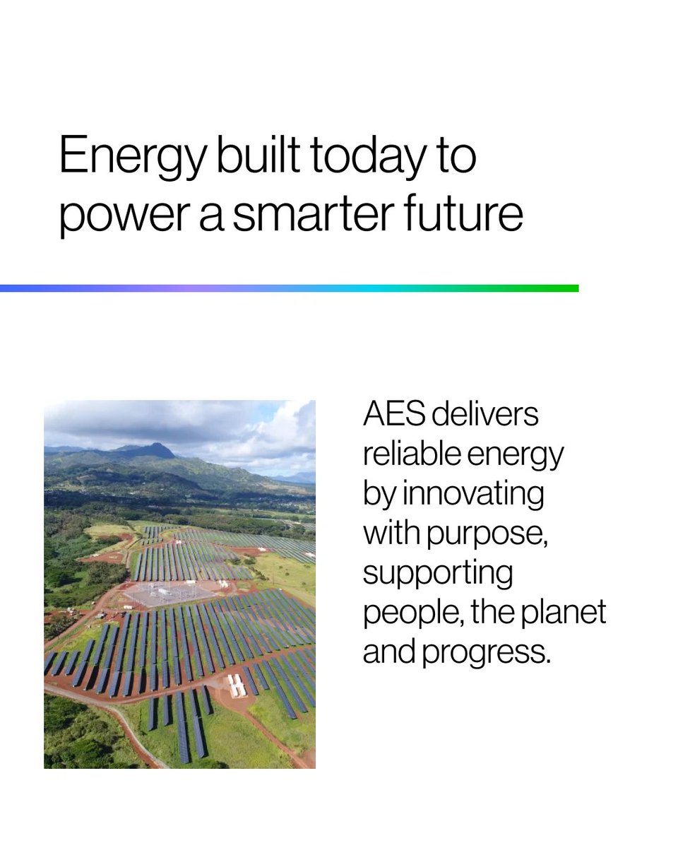 TheAESCorp's tweet photo. Utilities and cooperatives face rising demand. That's why AES delivers customized energy solutions that help power providers support load growth, strengthen grid reliability and integrate cleaner sources. Learn more: https://t.co/mDskE09pZN https://t.co/XpRLXe1Bq9