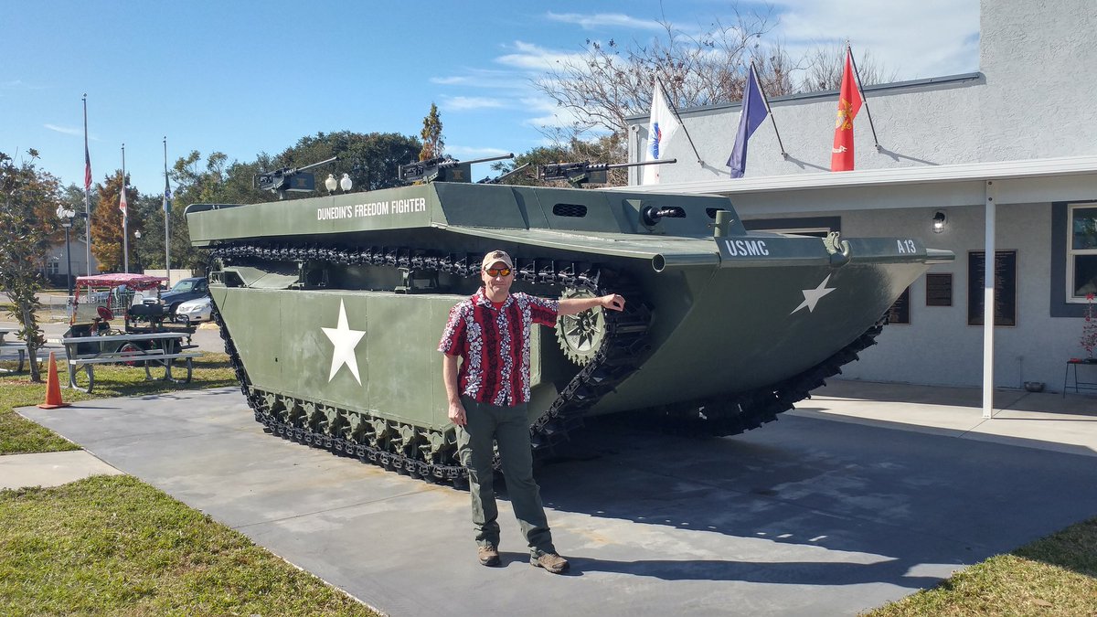 1833pilot's tweet photo. @Old_Ozark_No5 No sir, got close to snagging one of the Buffalo Ice Breaker LVTs but couldn't get transportation quote in time.
I do have one to visit on occasion down here though. https://t.co/ettDCFv3Kd