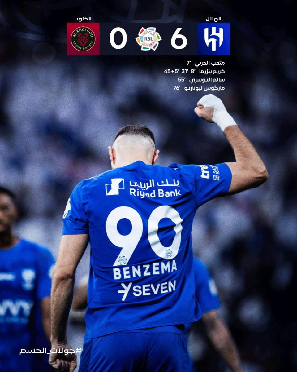 الهلال يكتب فوزًا كبيرًا في المملكة أرينا 6️⃣🔵

#دوري_روشن_السعودي | #جولات_الحسم