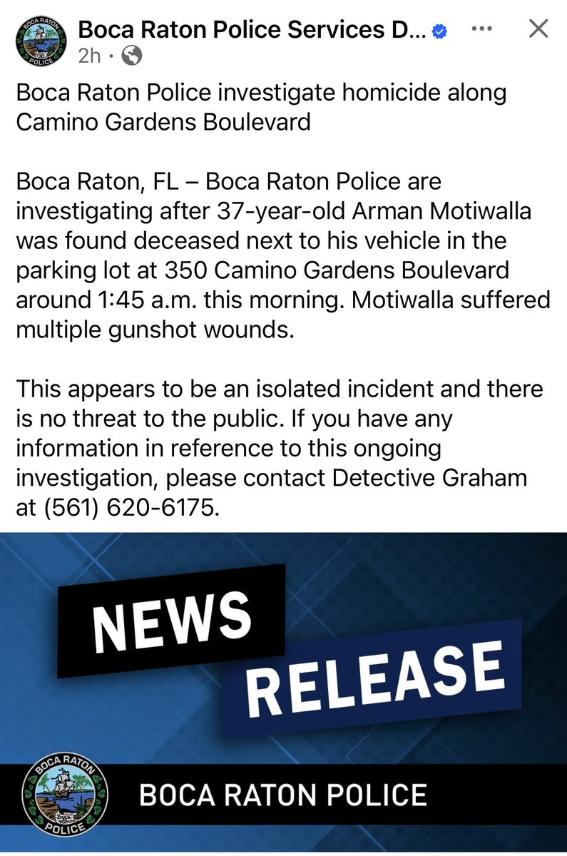 bocaalerts's tweet photo. People always think they are safe in Boca Raton. https://t.co/gdfkK8GRtk