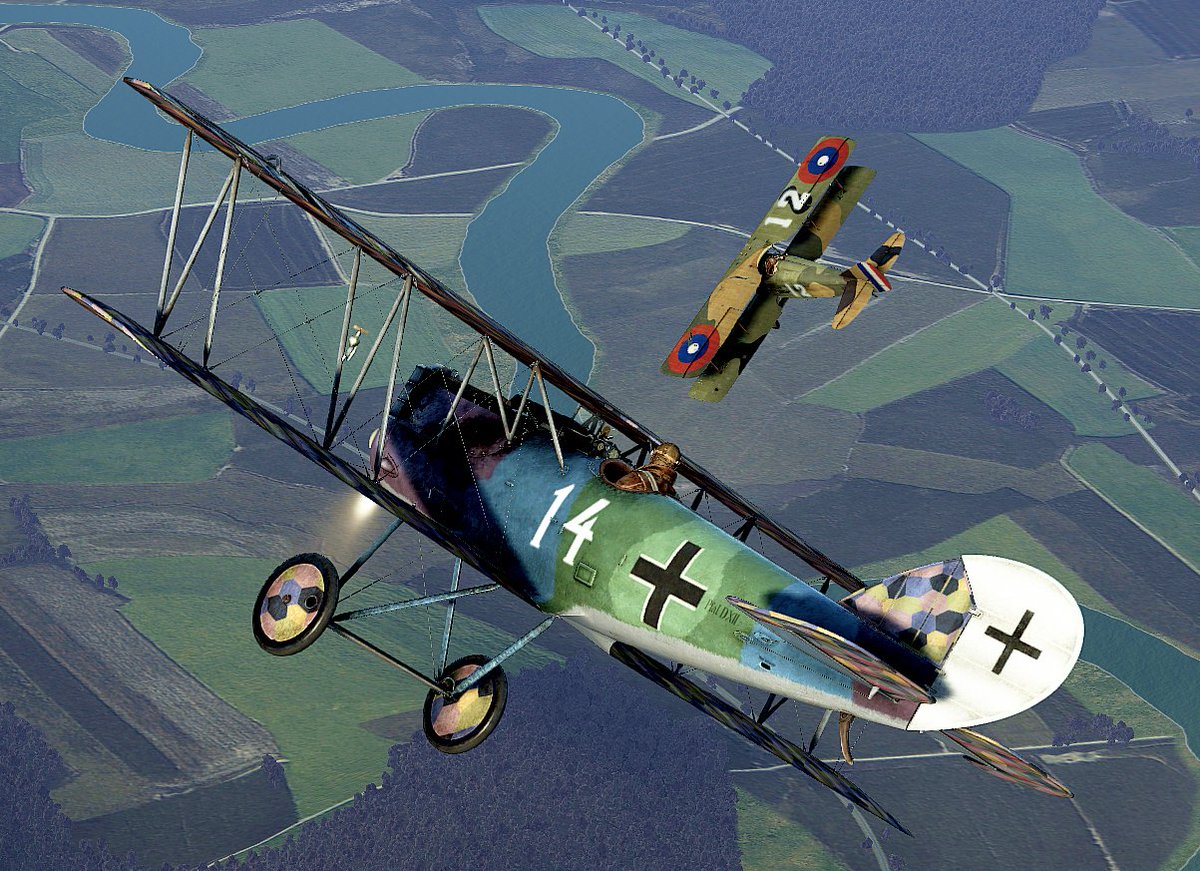 FishAndFix's tweet photo. Duel #WW1Aviation #IL2 https://t.co/Cbh4oSxcug
