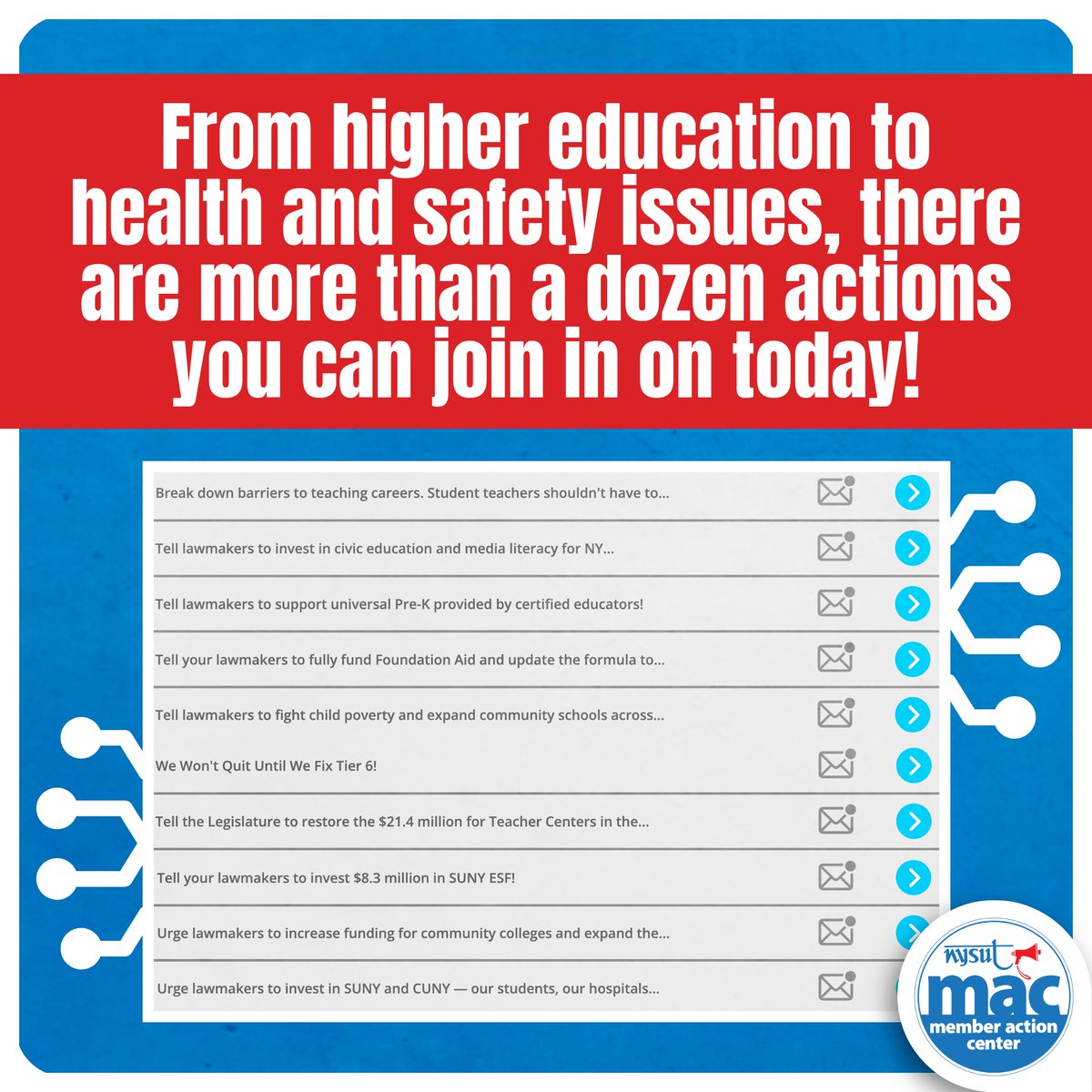 NYSUT tweet media
