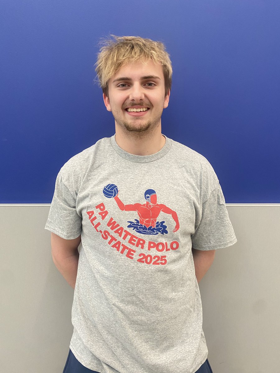Viking Nation. Congratulations to Logan Hardel. Today Logan received his All-State t-shirt for Water Polo. Logan will be continuing his Water Polo career at Iona University. #VikingPride