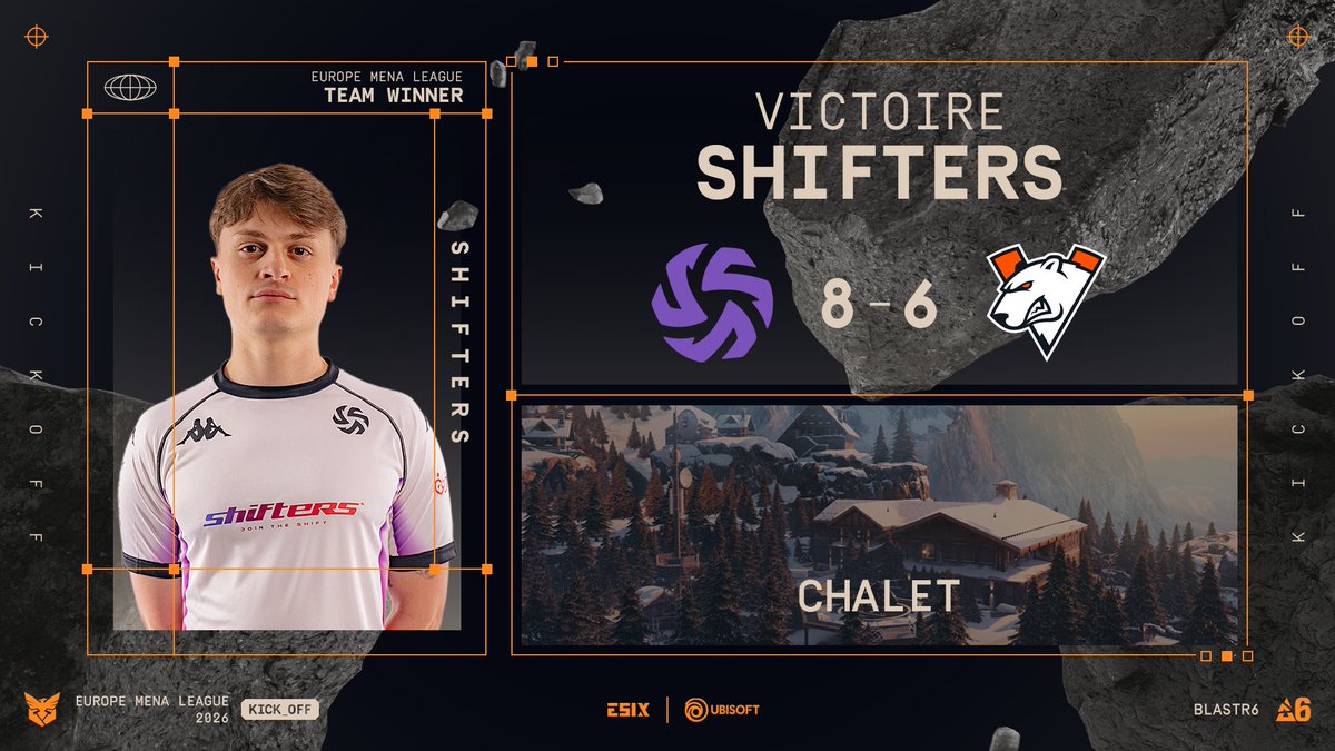 .<a href="/ShiftersGG/">Shifters</a> prend sa deuxième victoire et prive <a href="/virtuspro/">Virtus.pro</a> de la première place du groupe A ! 👊
