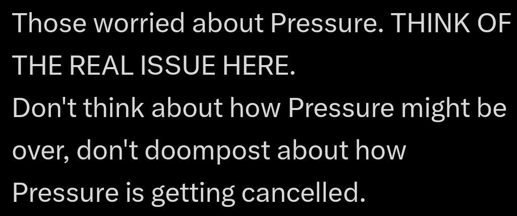 thejollyist's tweet image. #Pressureroblox Focus on the real issue