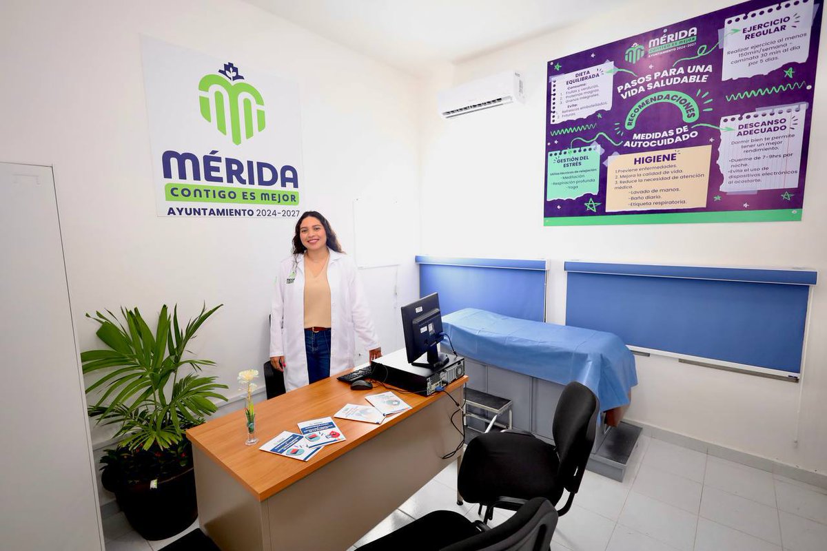 PanYucatan's tweet photo. La alcaldesa @CeciliaPatronL continúa trabajando para mejorar la calidad de vida de las y los meridanos. 🙌🏼

🚧 Repavimentación de calles.
 📚 Nueva Ludoteca y Centro Aprende en San José Tzal.
 🏥 Rehabilitación de módulos médicos para acercar servicios de salud. (1/2) https://t.co/oukbIb0rqX