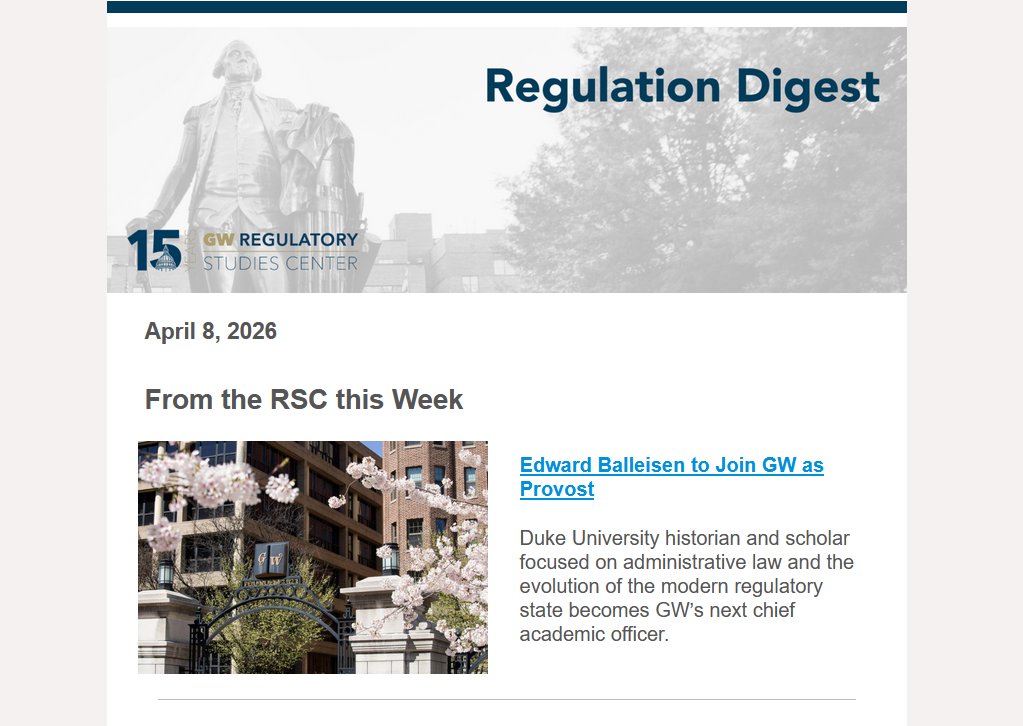 GW Regulatory Studies Center tweet media
