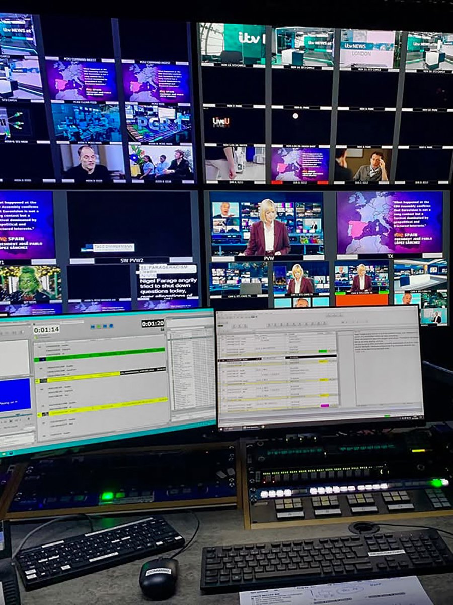 AvidMCentral's tweet image. 📺 Director’s eye view — ITV News at Ten
📷 Matt Freestone 
▶️ avid.co/jgsp50WF56o
 
#itvnews #itn #inews #mediacentral #broadcast #tvnews #newsproduction #newsroom #news #avid #avidcreator