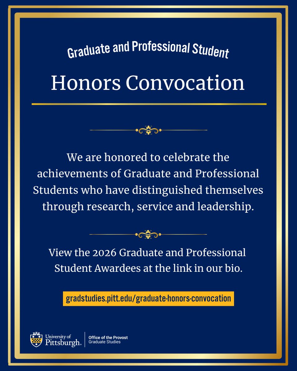 Pitt Grad Studies tweet media