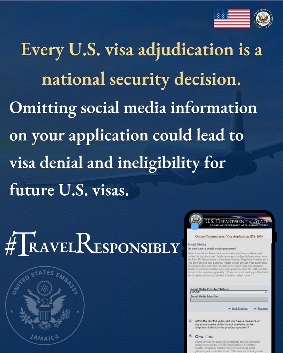 US Embassy Jamaica tweet media