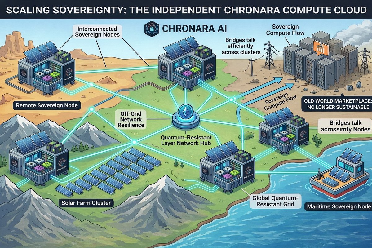Today, I was comparing <a href="/Chronara_ai/">Chronara AI</a> with other DePins.

It didn't take me much time to figure out my how different their approach feels.

Most big names in AI compute DePIN are basically marketplaces. They pull together idle GPUs from whoever has them, rent them out cheaper than