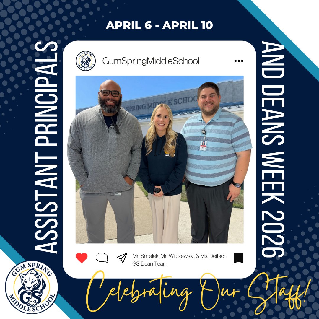 Gum Spring Middle School tweet media