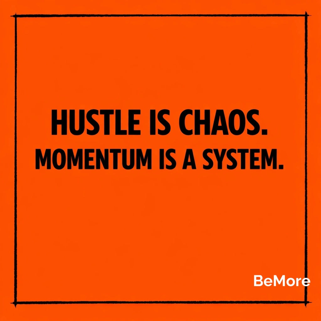 impaulwakefield's tweet image. Hustle is chaos. Momentum is a system.

Move from the 24/7 grind to a solid operating system. Stability scales; exhaustion doesn't. ⚖️ #Growth #Scale #Entrepreneurship
