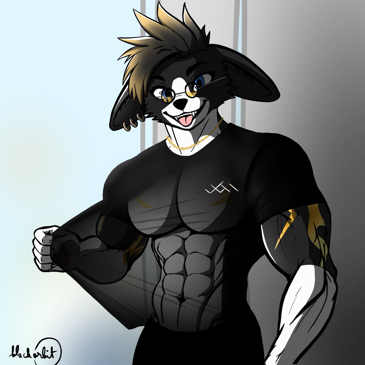 Tonysmi73718217's tweet photo. Ych I just had done by @black_orbit_2 
#Ultirex #vrchat #gym #workout #furry https://t.co/raztTgObI7