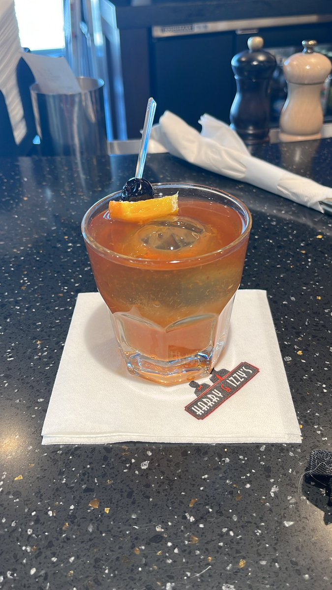 I’m at Harry and Izzy’s at the airport but I wisely avoided the shrimp cocktail and ordered the best thing on the menu…