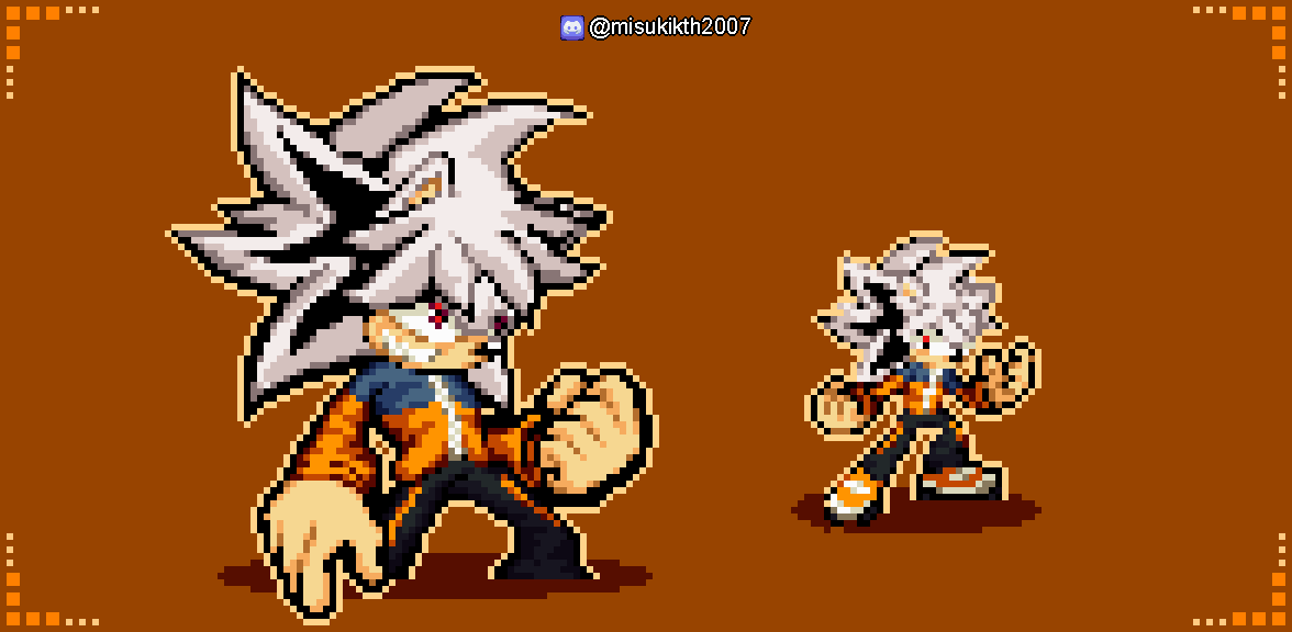 MKissume's tweet photo. Commission for @SonicDuet 

#sonic #sonicthehedgehogfanart #sonicoc #oc #fc #commission #fancharacter #sonicartist #SonicTheHedghehog #sprite #pixelart #sheet #2d #fangame https://t.co/qyO7gnlL5E