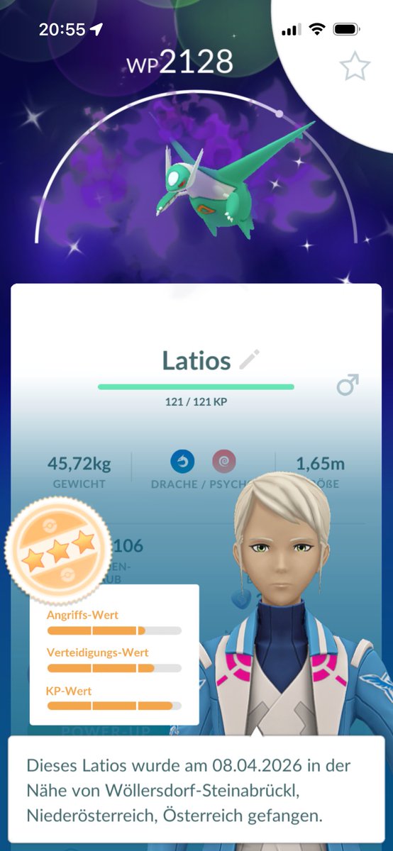 Mausmaus1976's tweet photo. Juhuuu 🥰✨💚

Mein erstes Nundo aus dem Abenteuerrauch 🤗

Danke @imeldanahi für den Pokedex Eintrag 😘✨

#PokemonGO https://t.co/bSpNMoRVkW