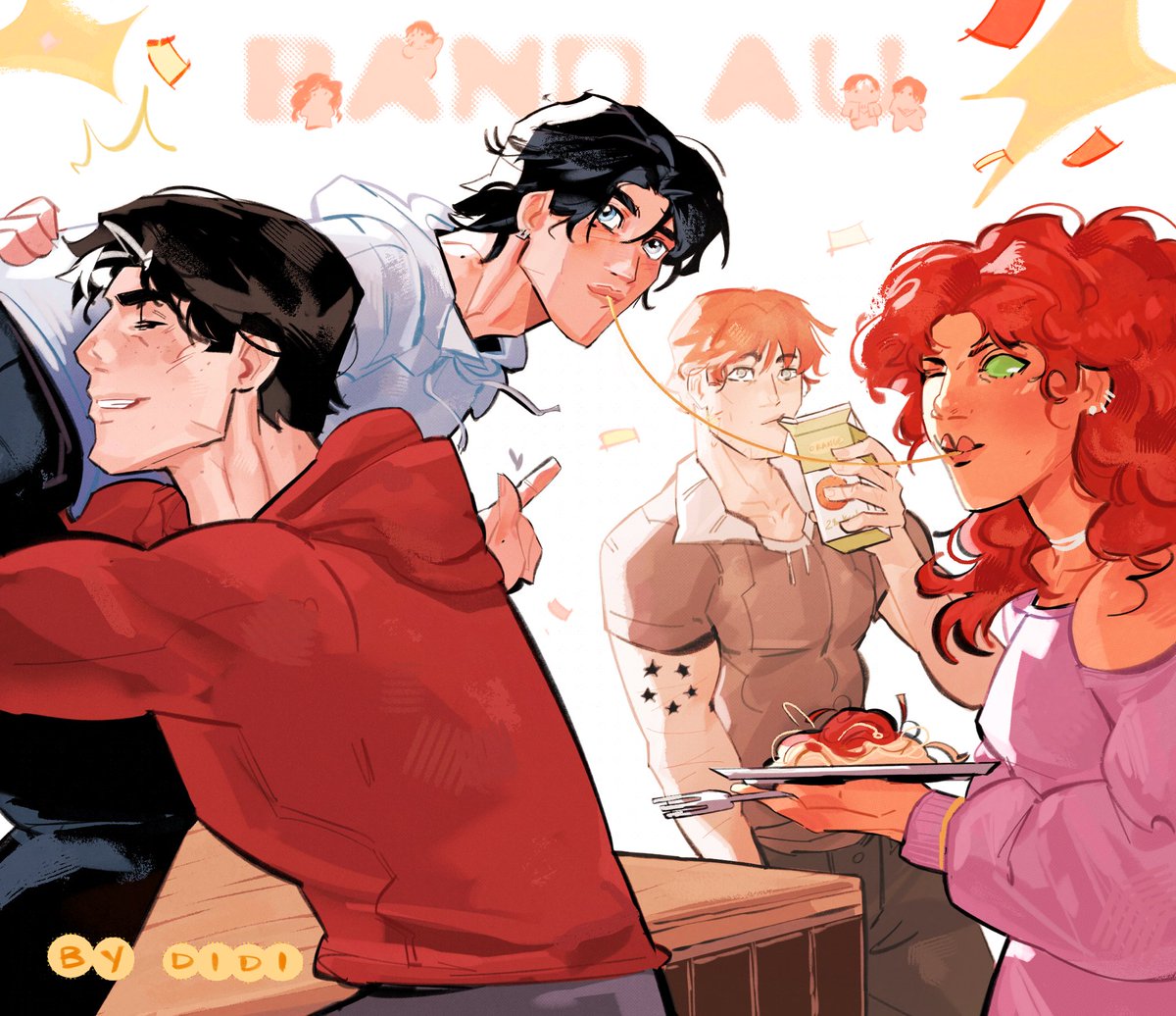FlyingDidii's tweet image. The Band AU until I find a name for the band 

#jasontodd #dickgrayson #royharper #koryanders