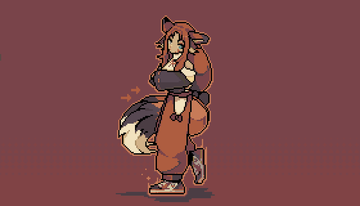 sakanaito_px's tweet image. 👟🦊 || #pixelart #pixel_dailies #ドット絵